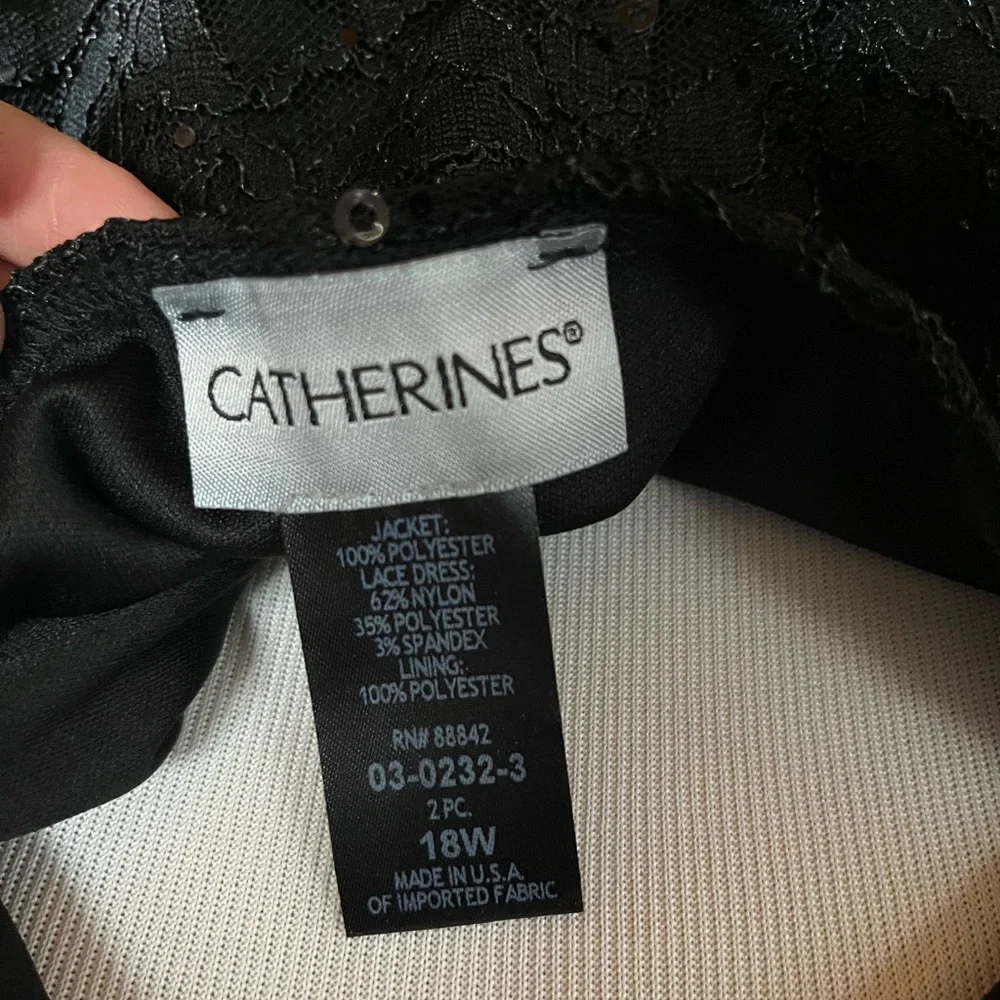 Catherines Black Lace Dress - Picture 4 of 4